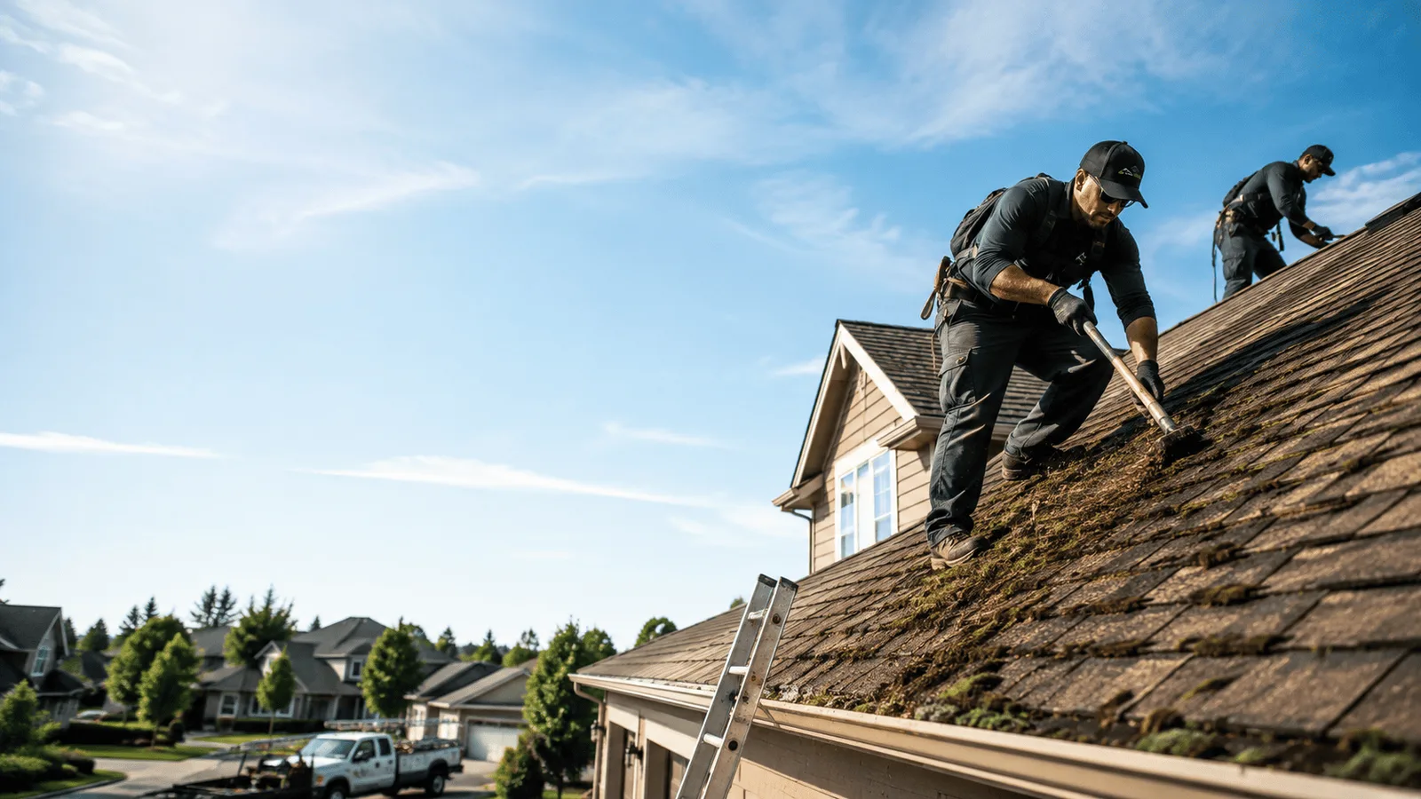 Roof Moss Removal in Benson, IL near me